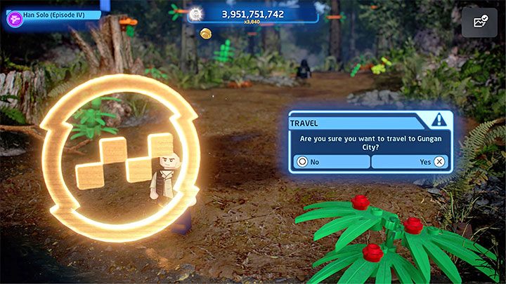 Po wylądowaniu w lokacji z jeziorem nie możecie od razu odnaleźć wookieego - LEGO Skywalker Saga: Gdzie jest wookiee? (Wheres the Wookiee?) - lista wszystkich (cz. 1) - LEGO Skywalker Saga - poradnik do gry