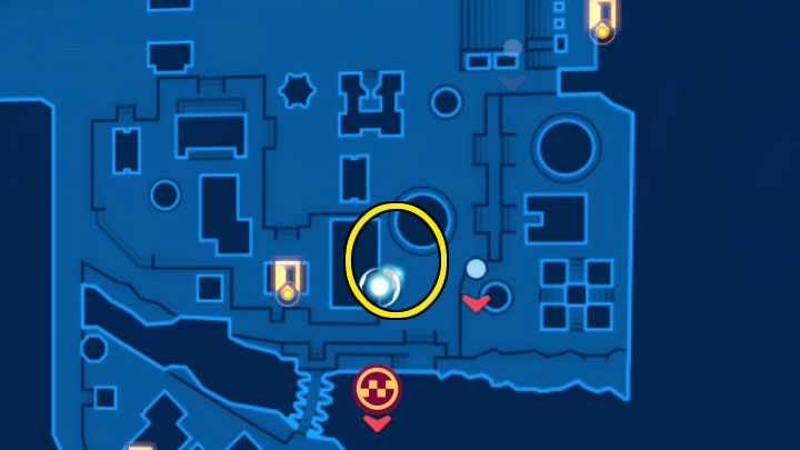 Zajmijcie się zbadaniem zaznaczonego na obrazku obszaru na północ od rzeki przecinającej miasto - LEGO Skywalker Saga: Gdzie jest wookiee? (Wheres the Wookiee?) - lista wszystkich (cz. 2) - LEGO Skywalker Saga - poradnik do gry