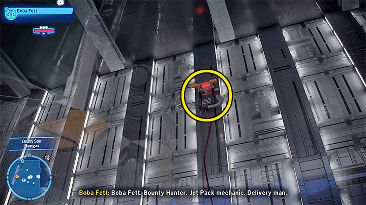 W celu rozwiązania zagadki będziecie musieli dotrzeć do wysoko położonej dźwigni z powyższego obrazka - LEGO Skywalker Saga: Gwiazda Śmierci I (Death Star I) - odblokowanie i lista wszystkich łamigłówek - LEGO Skywalker Saga - poradnik do gry