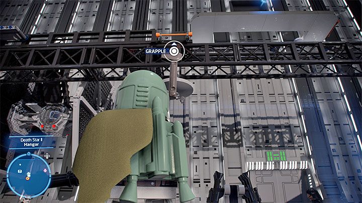 Wybierzcie postać mogącą chwytać się zaczepów, np - LEGO Skywalker Saga: Gwiazda Śmierci II (Death Star II) - odblokowanie i lista wszystkich łamigłówek - LEGO Skywalker Saga - poradnik do gry