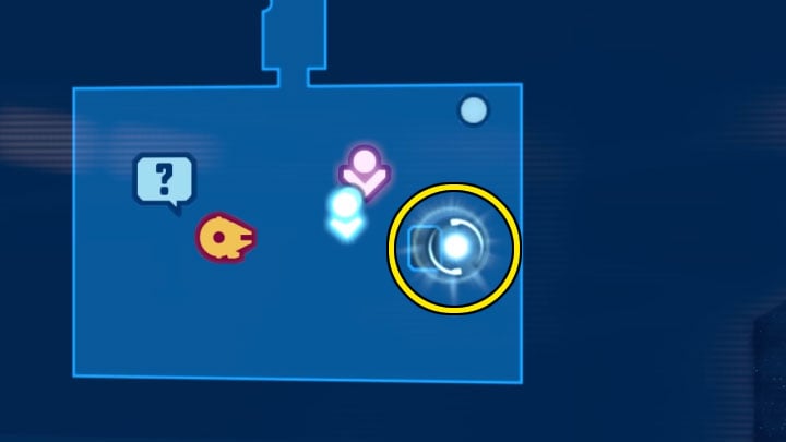 Rodzaj znajdźki: Łamigłówka - Klocek Kyber - LEGO Skywalker Saga: Gwiazda Śmierci II (Death Star II) - odblokowanie i lista wszystkich łamigłówek - LEGO Skywalker Saga - poradnik do gry