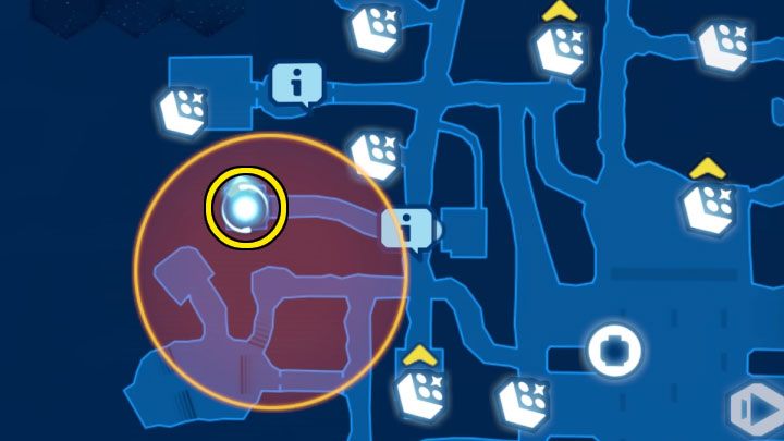 Ostatni rebeliant znajduje się na końcu zaznaczonego na obrazku zachodniego korytarza - LEGO Skywalker Saga: Mroźna rebelia (Frosty Rebels) - opis przejścia wyzwania - LEGO Skywalker Saga - poradnik do gry