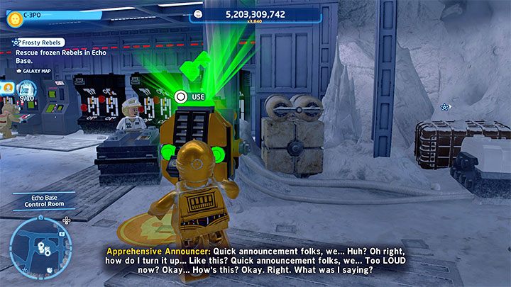 Porozmawiajcie z osobą po drugiej stronie zamkniętych drzwi, a dowiecie się o konieczności odnalezienia klucza dostępu - LEGO Skywalker Saga: Mroźna rebelia (Frosty Rebels) - opis przejścia wyzwania - LEGO Skywalker Saga - poradnik do gry