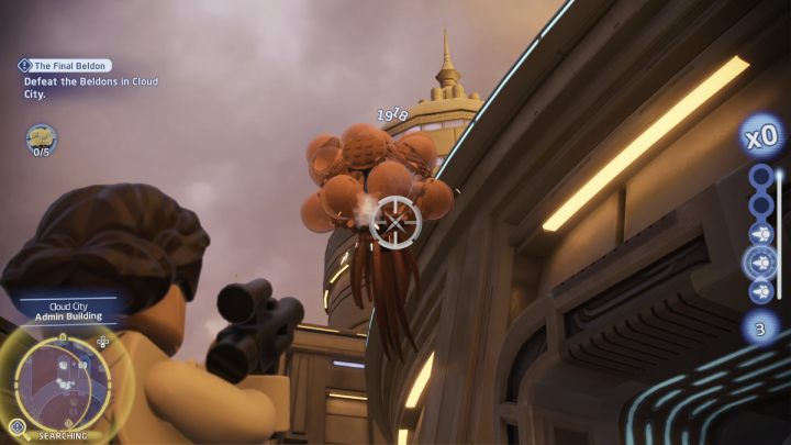 Waszym zadaniem będzie pozbycie się 5 stworów, latających po mieście - LEGO Skywalker Saga: Banicja beldonów (The Final Beldon) - solucja, opis przejścia - LEGO Skywalker Saga - poradnik do gry