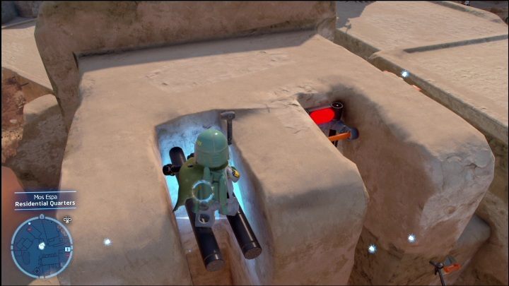 Do zdobycia tej znajdźki potrzebujecie dwóch postaci - LEGO Skywalker Saga: Mos Espa - lista wszystkich łamigłówek - LEGO Skywalker Saga - poradnik do gry