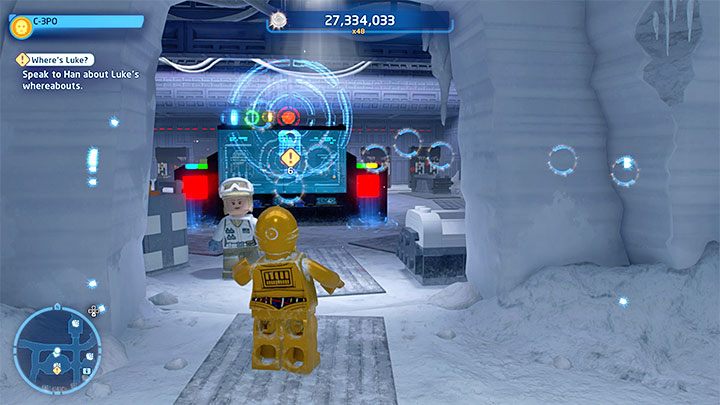 Piąty epizod rozpoczniecie w bazie Echo (Echo Base) sterując droidami C-3PO i R2-D2 - LEGO Skywalker Saga: Solo w śniegu (Hoth and Cold) - solucja, opis przejścia - LEGO Skywalker Saga - poradnik do gry