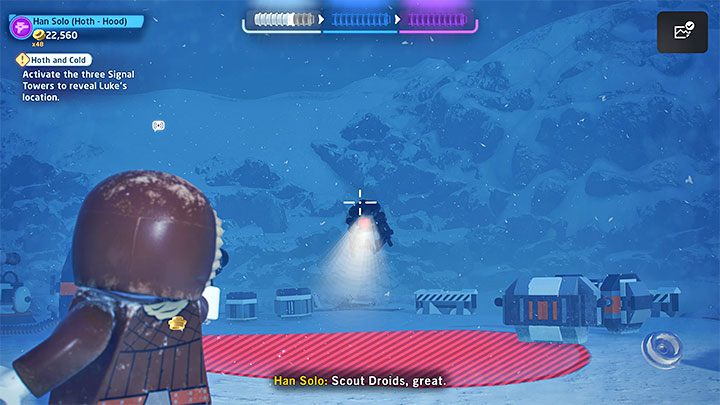 Poziom ten posiada 3 wyzwania - LEGO Skywalker Saga: Solo w śniegu (Hoth and Cold) - solucja, opis przejścia - LEGO Skywalker Saga - poradnik do gry