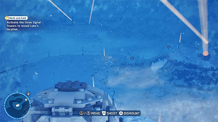 Droga do południowej wieży jest zablokowana i musicie w pierwszej kolejności zająć się jej oczyszczeniem - LEGO Skywalker Saga: Solo w śniegu (Hoth and Cold) - solucja, opis przejścia - LEGO Skywalker Saga - poradnik do gry