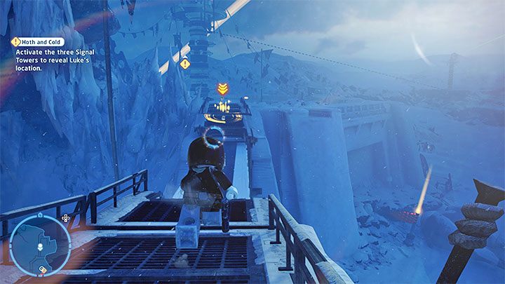 Wyruszcie po schodach na górę - LEGO Skywalker Saga: Solo w śniegu (Hoth and Cold) - solucja, opis przejścia - LEGO Skywalker Saga - poradnik do gry