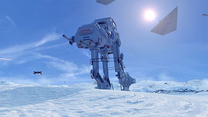 Kilkukrotne okrążenie AT-AT doprowadzi do związania maszyny i zostanie powalona na ziemię - LEGO Skywalker Saga: Szturm na bazę Echo (Assault on Echo Base) - solucja, opis przejścia - LEGO Skywalker Saga - poradnik do gry