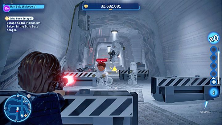 Po rozprawieniu się z maszynami AT-AT w poprzednim etapie powrócicie do bazy Echo, ale musicie z niej uciec z racji tego, że jest atakowana przez siły wroga - LEGO Skywalker Saga: Nic mi nie mów o szansach (Never Tell Me the Odds) - solucja, opis przejścia - LEGO Skywalker Saga - poradnik do gry