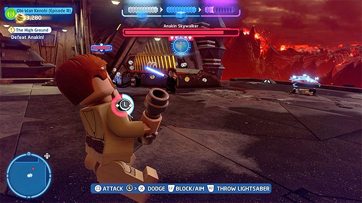 Anakin ma typowy zestaw ataków dla bossów władających Mocą - LEGO Skywalker Saga: Anakin Skywalker - boss, jak pokonać? - LEGO Skywalker Saga - poradnik do gry