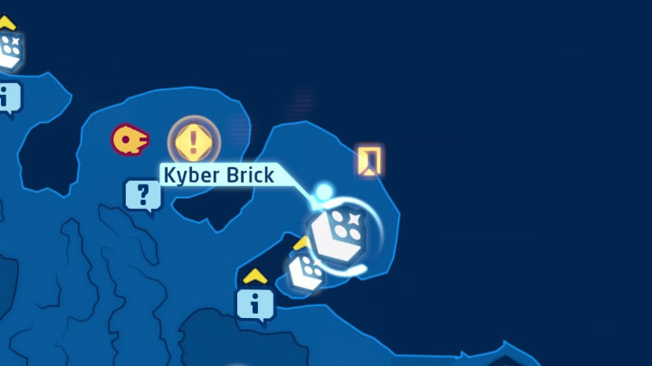 Rodzaj znajdźki: Łamigłówka - Klocek Kyber - LEGO Skywalker Saga: Bagno smokowęża - lista wszystkich łamigłówek - LEGO Skywalker Saga - poradnik do gry