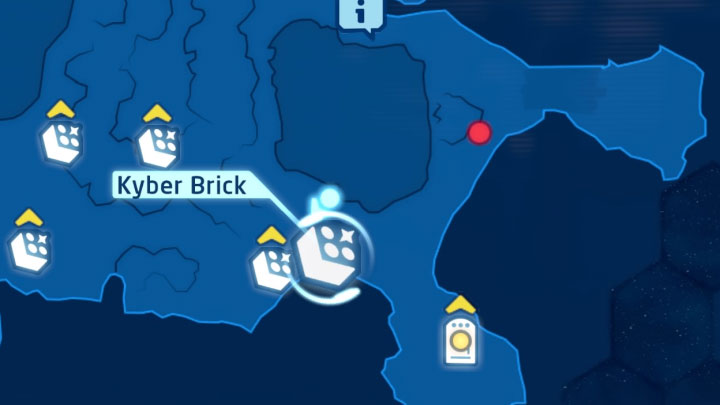 Rodzaj znajdźki: Łamigłówka - Klocek Kyber - LEGO Skywalker Saga: Bagno smokowęża - lista wszystkich łamigłówek - LEGO Skywalker Saga - poradnik do gry