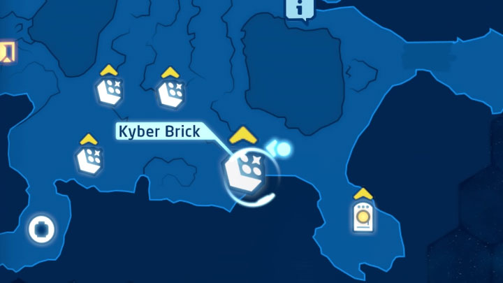 Rodzaj znajdźki: Łamigłówka - Klocek Kyber - LEGO Skywalker Saga: Bagno smokowęża - lista wszystkich łamigłówek - LEGO Skywalker Saga - poradnik do gry