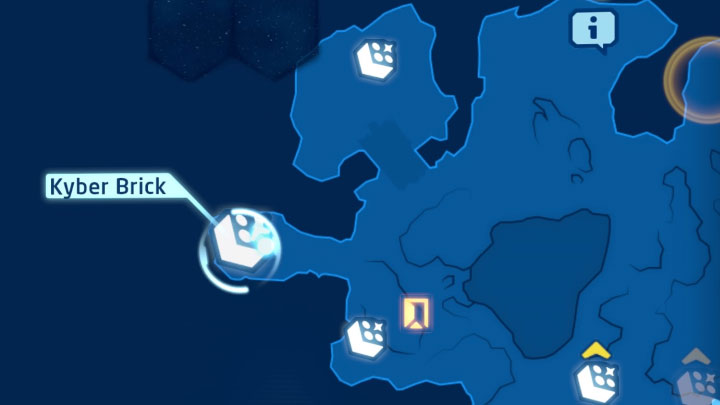 Rodzaj znajdźki: Łamigłówka - Klocek Kyber - LEGO Skywalker Saga: Bagno smokowęża - lista wszystkich łamigłówek - LEGO Skywalker Saga - poradnik do gry