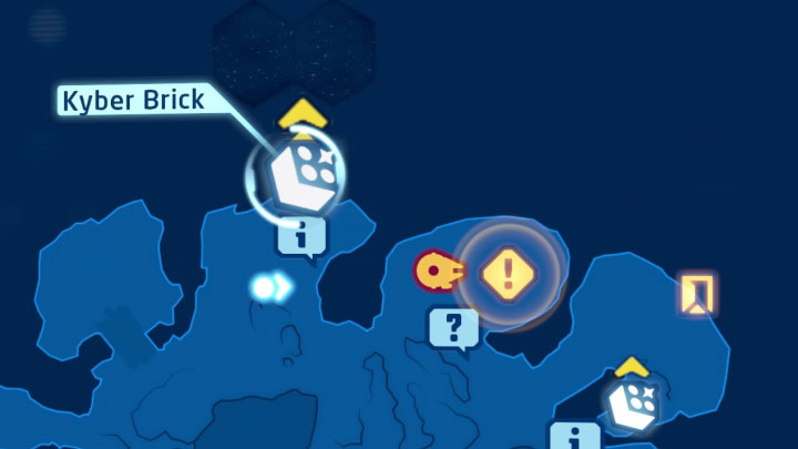 Rodzaj znajdźki: Łamigłówka - Klocek Kyber - LEGO Skywalker Saga: Bagno smokowęża - lista wszystkich łamigłówek - LEGO Skywalker Saga - poradnik do gry