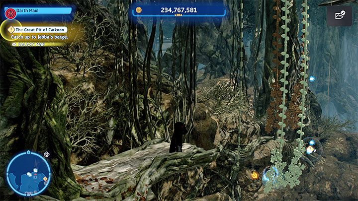 Poniszczcie obiekty z okolicy żeby odkryć podskakujące klocki - LEGO Skywalker Saga: Bagno smokowęża - lista wszystkich łamigłówek - LEGO Skywalker Saga - poradnik do gry