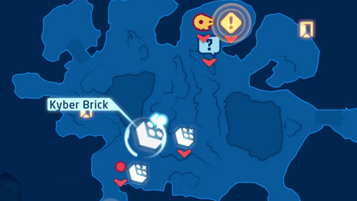 Rodzaj znajdźki: Łamigłówka - Klocek Kyber - LEGO Skywalker Saga: Bagno smokowęża - lista wszystkich łamigłówek - LEGO Skywalker Saga - poradnik do gry