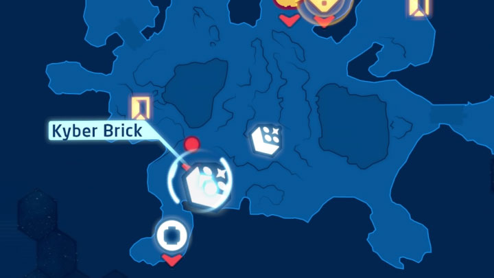 Rodzaj znajdźki: Łamigłówka - Klocek Kyber - LEGO Skywalker Saga: Bagno smokowęża - lista wszystkich łamigłówek - LEGO Skywalker Saga - poradnik do gry