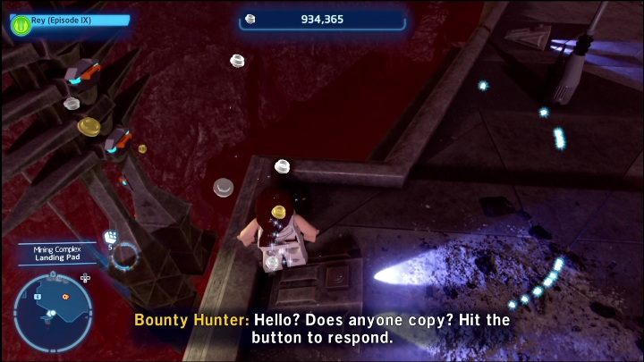 Pierwszy klocek znajdziecie już zaraz obok lądowiska - LEGO Skywalker Saga: Kompleks kopalniany - lista wszystkich łamigłówek - LEGO Skywalker Saga - poradnik do gry