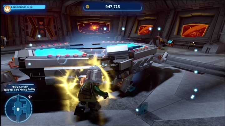 Tę znajdźkę zdobędziecie dzięki niszczeni stołów w hali - LEGO Skywalker Saga: Kompleks kopalniany - lista wszystkich łamigłówek - LEGO Skywalker Saga - poradnik do gry