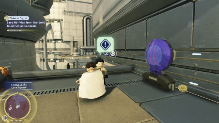 Na koniec wybierzcie się do dzielnicy federalnej na planecie Coruscant - LEGO Skywalker Saga: Za(gun)ginieni (Gungans Gone) - solucja, opis przejścia - LEGO Skywalker Saga - poradnik do gry