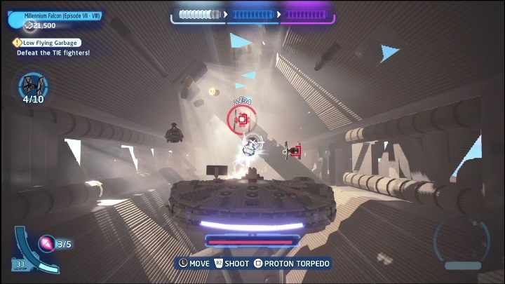 Kolejne 2 części latają w tunelu - LEGO Skywalker Saga: Przebudzenie mocy - lista znajdziek i nagrody - LEGO Skywalker Saga - poradnik do gry