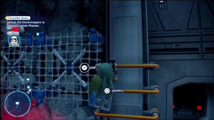 Kolejna znajdźka wisi na ścianie - LEGO Skywalker Saga: Przebudzenie mocy - lista znajdziek i nagrody - LEGO Skywalker Saga - poradnik do gry