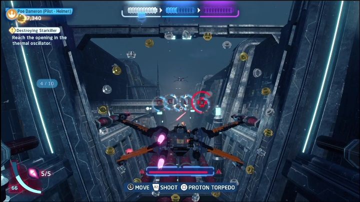 Jedną z części minizestawu otrzymacie za zniszczenie 10 anten umiejscowionych po obu bokach tunelu - LEGO Skywalker Saga: Przebudzenie mocy - lista znajdziek i nagrody - LEGO Skywalker Saga - poradnik do gry