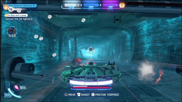 Ostatni element tego zestawu zdobędziecie, gdy zniszczycie metalowe części, które go trzymają - LEGO Skywalker Saga: Skywalker Odrodzenie - lista znajdziek i nagrody - LEGO Skywalker Saga - poradnik do gry