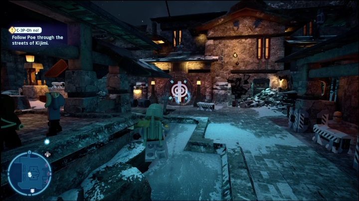 Kolejny obiekt znajduje się za czerwonymi drzwiami z białym znakiem - LEGO Skywalker Saga: Skywalker Odrodzenie - lista znajdziek i nagrody - LEGO Skywalker Saga - poradnik do gry