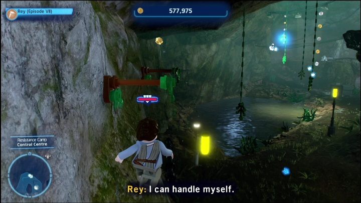 Do zdobycia tej znajdźki potrzebujecie postaci z mocą Jedi - LEGO Skywalker Saga: Obóz ruchu oporu - lista wszystkich łamigłówek - LEGO Skywalker Saga - poradnik do gry