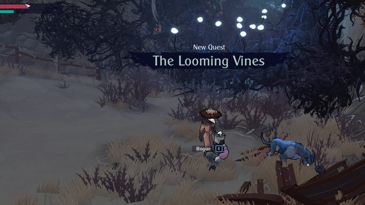 Podpowie Wam, że aby przejść przez wąwóz, musicie posłużyć się ogniem - The Serpent Rogue: Zadania poboczne - solucja, opis przejścia - The Serpent Rogue - poradnik do gry