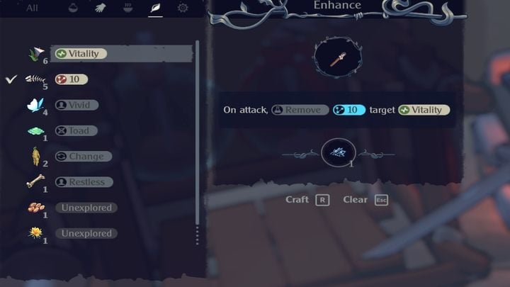 W ten sposób możecie choćby zwiększyć siłę ataku lub zachowanie broni - The Serpent Rogue: Ulepszanie broni - Enhancing - The Serpent Rogue - poradnik do gry