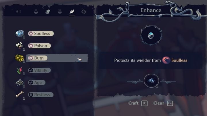 Drugi ważny element biżuterii, to Virtue Ring, który domyślnie chroni Was przed statusem Soulless - The Serpent Rogue: Najlepsze metody walki - The Serpent Rogue - poradnik do gry