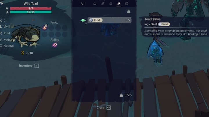 Ropuchy (Toad) znajdziecie na bagnach (Swamp) - The Serpent Rogue: Składniki do warzenia mikstur - lista wszystkich - The Serpent Rogue - poradnik do gry