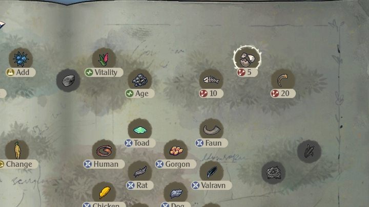 Na początku wiedzcie, że trzy składniki: Shell, Fishbone, Claw możecie używać zamiennie i stanowią one o tym, jak silna będzie mikstura, która je wykorzystuje - The Serpent Rogue: Receptury warzenia mikstur - lista wszystkich - The Serpent Rogue - poradnik do gry