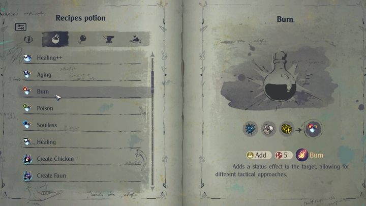Składnik - The Serpent Rogue: Receptury warzenia mikstur - lista wszystkich - The Serpent Rogue - poradnik do gry