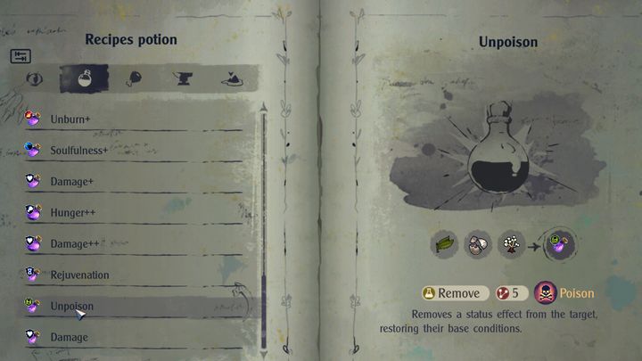 Składnik - The Serpent Rogue: Receptury warzenia mikstur - lista wszystkich - The Serpent Rogue - poradnik do gry