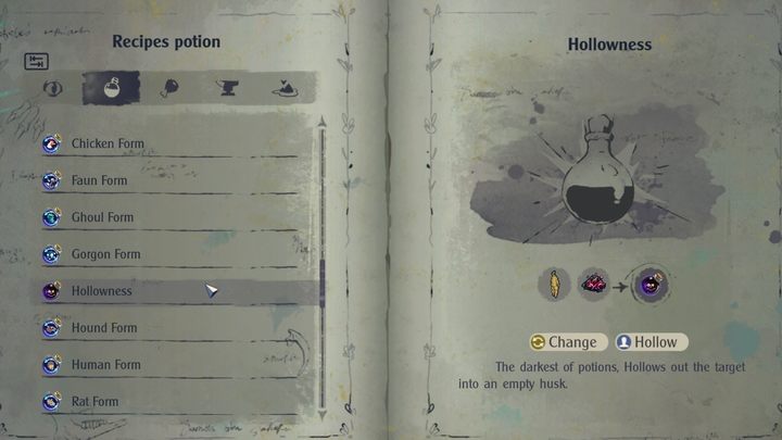 Składnik - The Serpent Rogue: Receptury warzenia mikstur - lista wszystkich - The Serpent Rogue - poradnik do gry