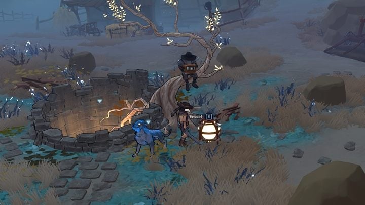 Komentarz: chodzi o wytworzenie pojemnika, który pojawia się, gdy wrzucicie 100 złotych monet do studni w Camp - The Serpent Rogue: Trofea / Osiągnięcia - lista wszystkich - The Serpent Rogue - poradnik do gry