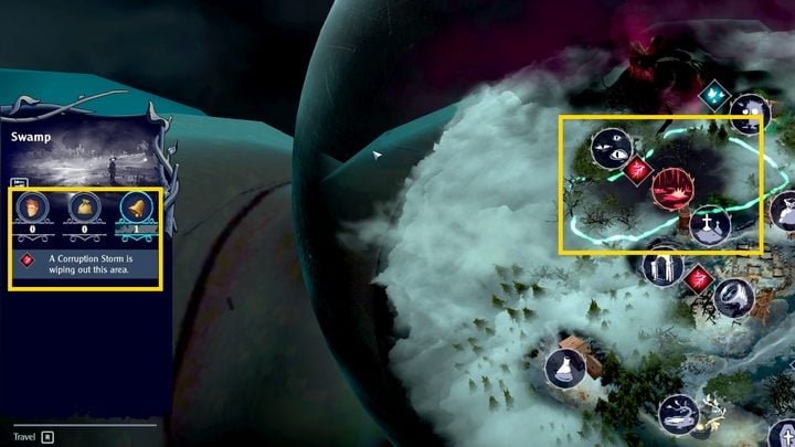 Nie można zatrzymać Corruption storm i nawet po wykonaniu zadań fabularnych pozostanie ona na stałe - bowiem w przeciwnym razie surowce uległyby wyczerpaniu - The Serpent Rogue: Corruption i Purrification - The Serpent Rogue - poradnik do gry