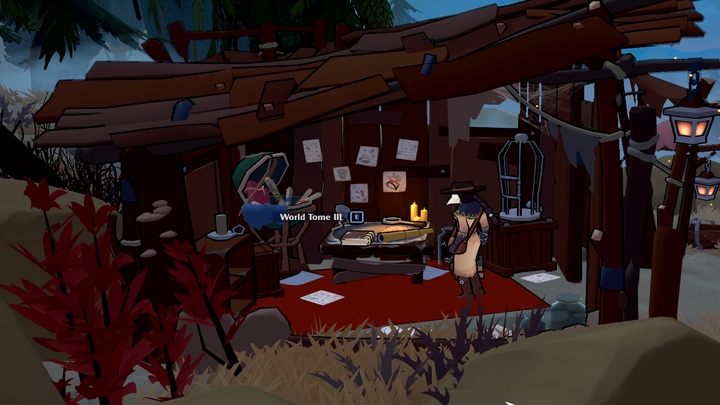 W obozie odwiedźcie mały budynek po lewej stronie, niedaleko przejścia do Wasteland - The Serpent Rogue: World Tomes - strony dziennika - The Serpent Rogue - poradnik do gry