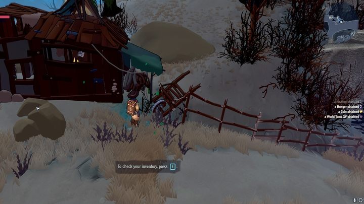 Tą księgę odnajdziecie wewnątrz torby, zawieszonej przed budynkiem przy północnej granicy lokacji - The Serpent Rogue: World Tomes - strony dziennika - The Serpent Rogue - poradnik do gry