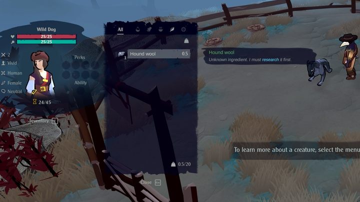 Możecie sprawdzać inwentarz przeciwników przed walką z nimi - po prostu zbadajcie osobę lub potwora i naciśnijcie I, by otworzyć okno ich ekwipunku (wrogo nastawionych wrogów zbadacie w kamuflażu z krzewu bądź jako szczur z kamuflażem) - The Serpent Rogue: Porady na start - The Serpent Rogue - poradnik do gry