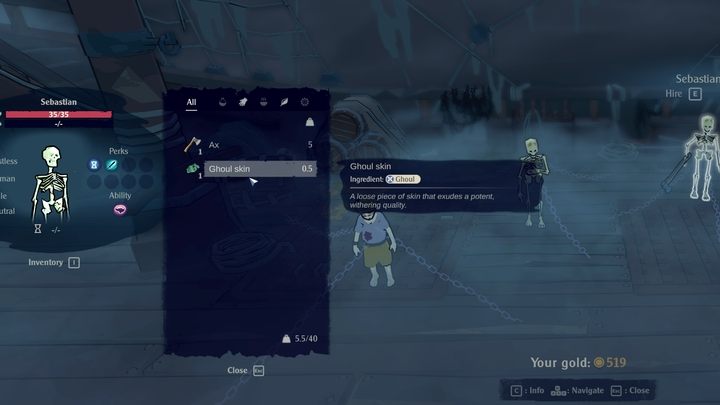 Jeśli uda Wam się utrzymać wysoką ilość złota, możecie pokusić się o szukanie ciekawych i rzadkich surowców, przedmiotów czy broni poprzez rekrutację sojuszników - The Serpent Rogue: Porady na start - The Serpent Rogue - poradnik do gry