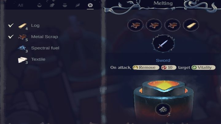 Schemat miecza: 1x Log + 3x Metal Scrap - The Serpent Rogue: Schematy narzędzi i broni z opisem - The Serpent Rogue - poradnik do gry