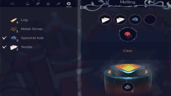 Schemat: 2x Textile + 1x Spectral Fuel - The Serpent Rogue: Schematy narzędzi i broni z opisem - The Serpent Rogue - poradnik do gry