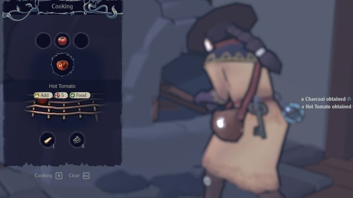 Dodatkowy sposób uzyskiwania węgla, to spalanie drewna w piecu podczas gotowania: 1x Log -> 1x Charcoal - The Serpent Rogue: Lista materiałów i surowców - The Serpent Rogue - poradnik do gry
